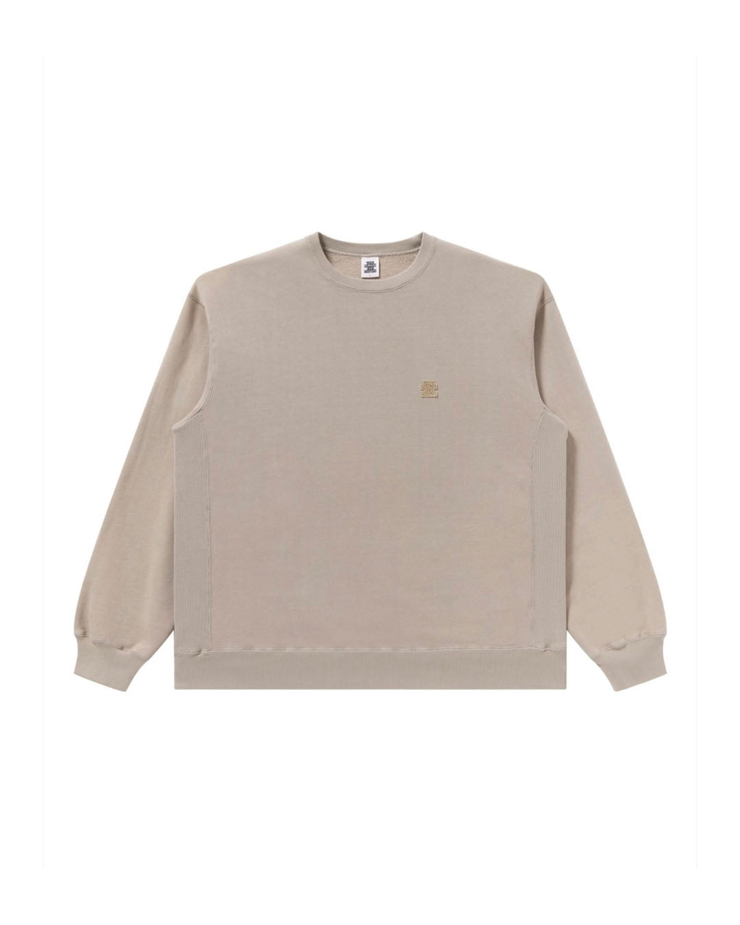 [BLACKEYEPATCH] SMALL OG LABEL PIGMENT DYED CREW SWEAT - BEIGE