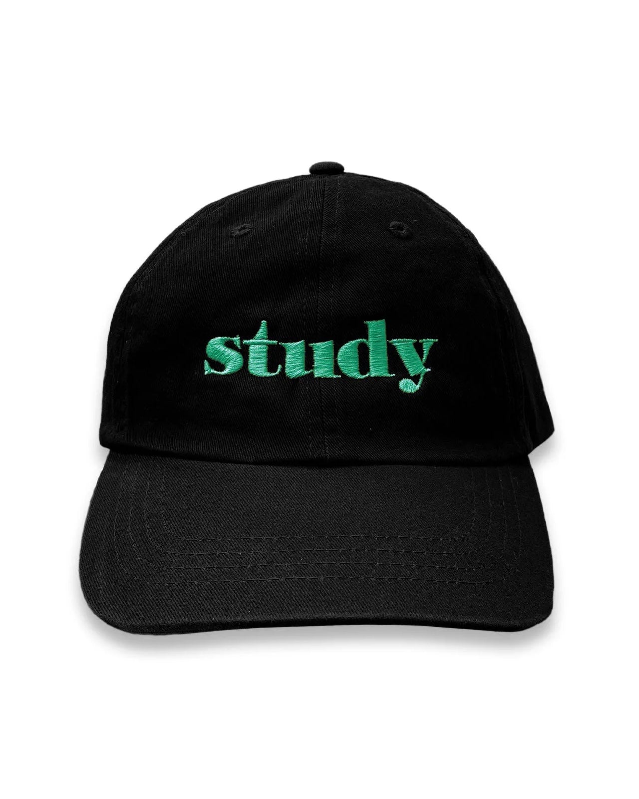 【STUDY MAGAZINE】STUDY CAP - BLACK WITH GREEN