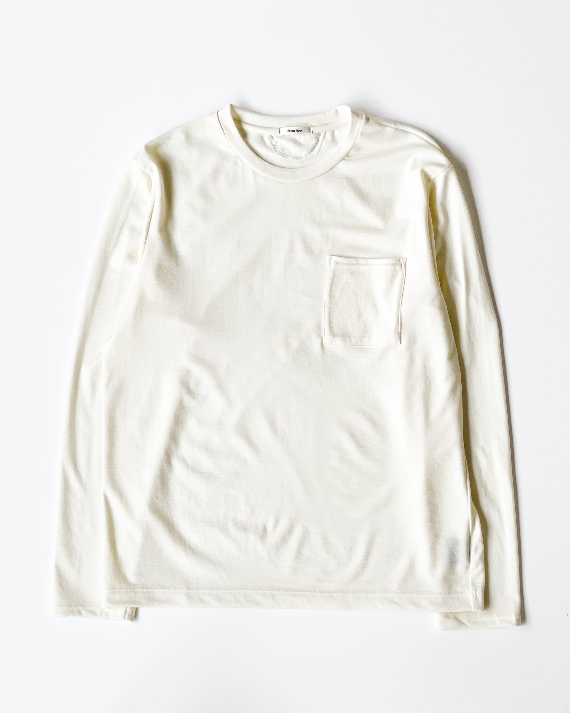 【PASTOR NOVA】UNTRACEABLE L/S T-SHIRT - ECRU
