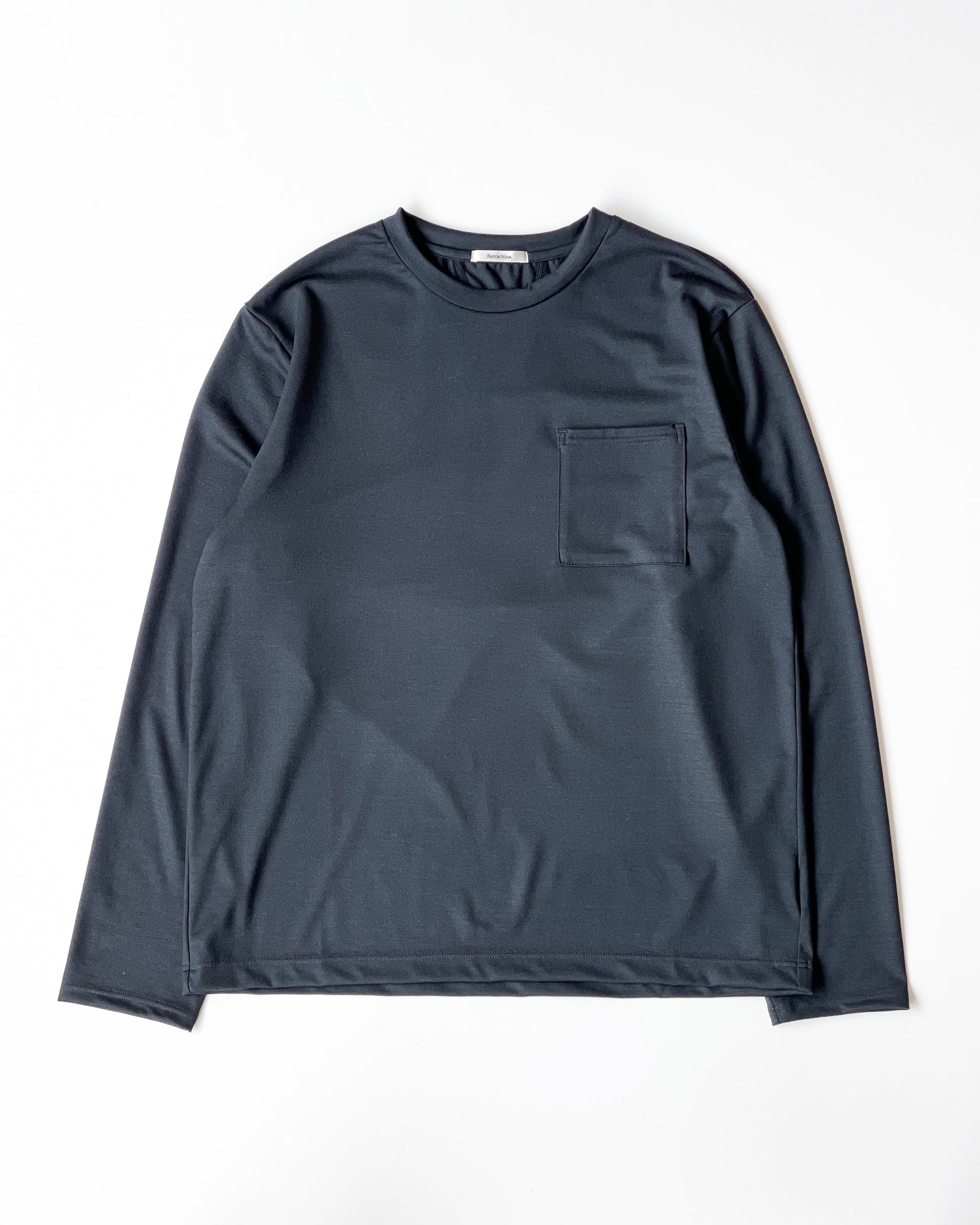 【PASTOR NOVA】UNTRACEABLE L/S T-SHIRT - SLATE GRAY