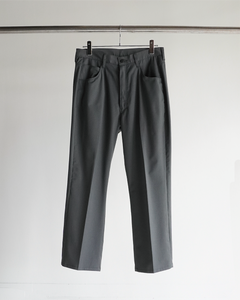 [ANCELLM]W/P STRAIGHT PANTS - D.GREEN 