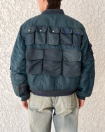 Load image into Gallery viewer, [CYDERHOUSE × AAAF] ARMY POCKET MA-1 - NAVY/L
