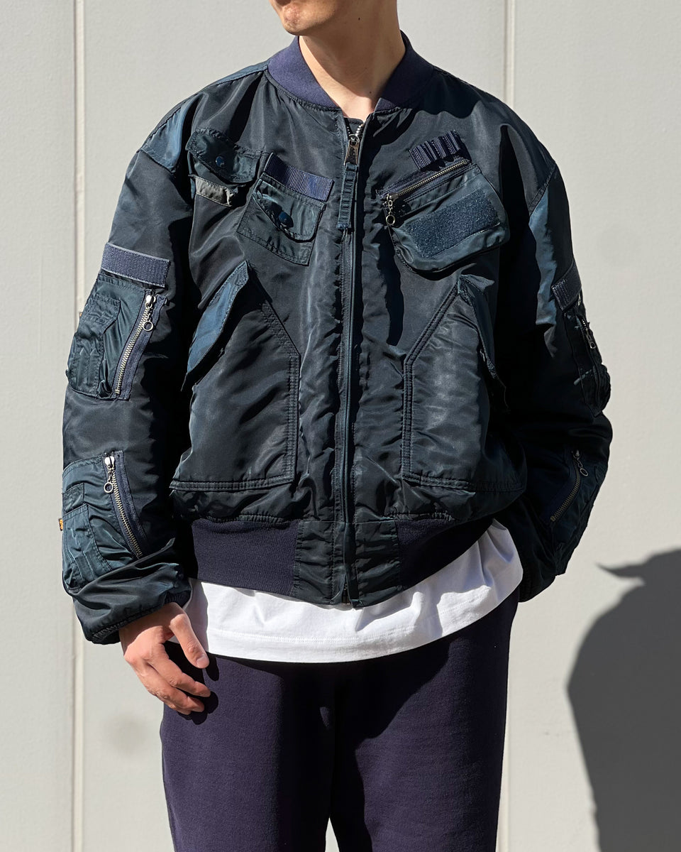 [CYDERHOUSE × AAAF] ARMY POCKET MA-1 - NAVY/XL – pan-kanazawa