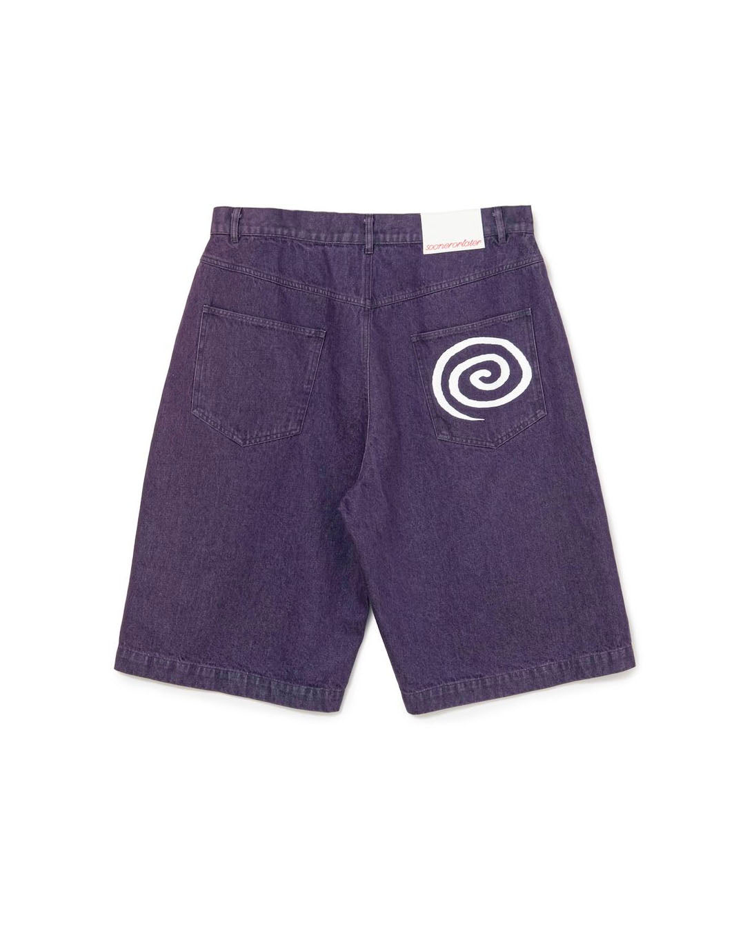 【SOL】GuruGuru DENIM SHORTS - PURPLE