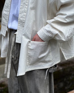 Load image into Gallery viewer, [REFOMED] “HAORI” WIDE SHIRT - OFF
