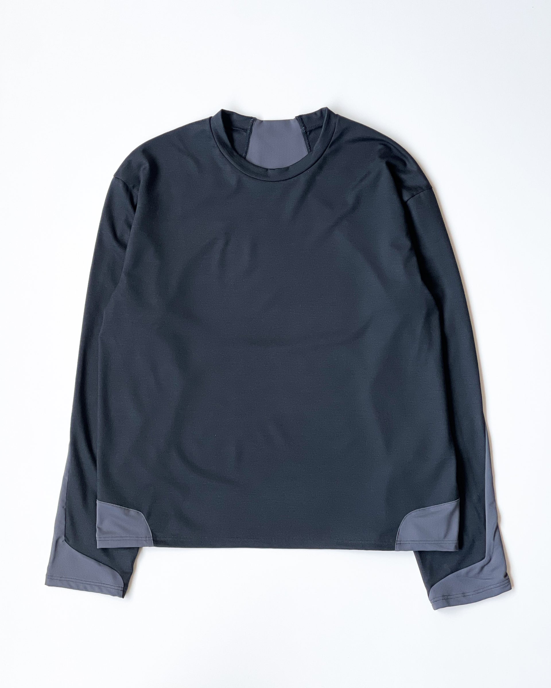 【PASTOR NOVA】FACET L/S TEE - SLATE GRAY