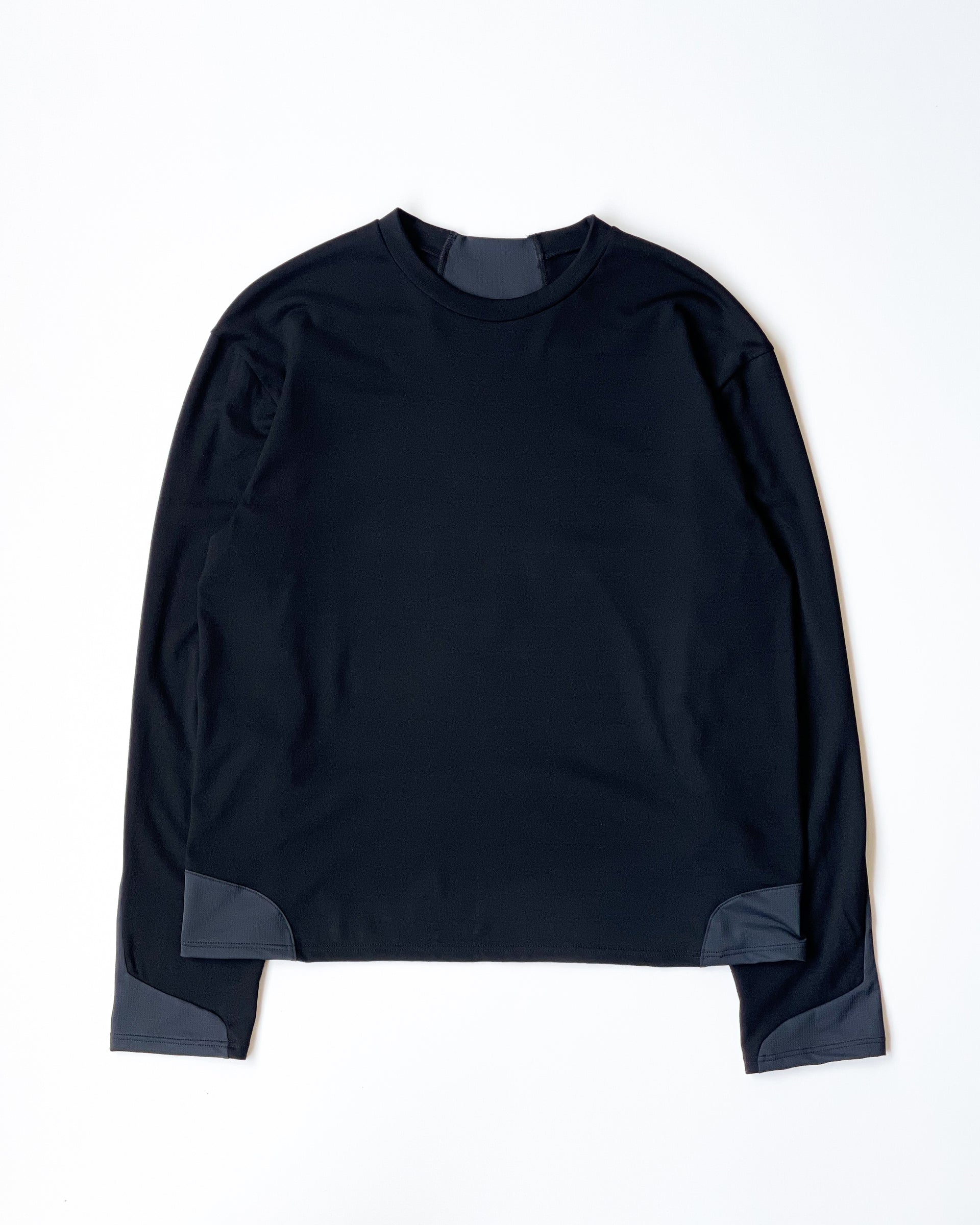 【PASTOR NOVA】FACET L/S TEE - BLACK