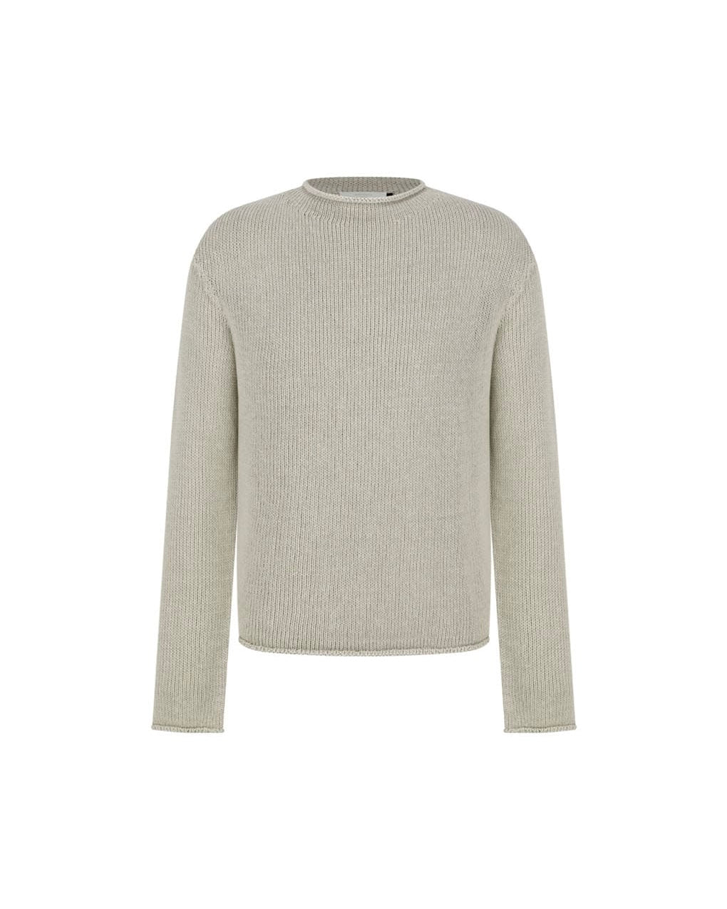 【AMOMENTO】PAPER YARN PULLOVER - BEIGE