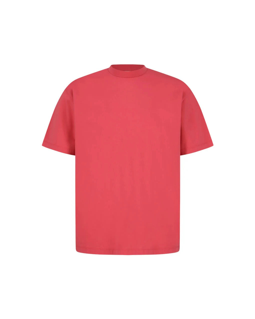 【AMOMENTO】MOCK NECK T-SHIRT - RED