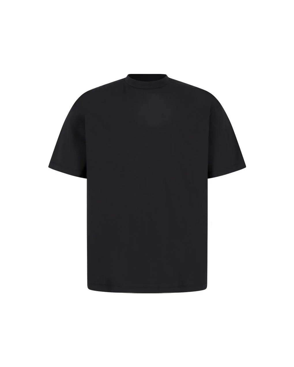 【AMOMENTO】MOCK NECK T-SHIRT - BLACK