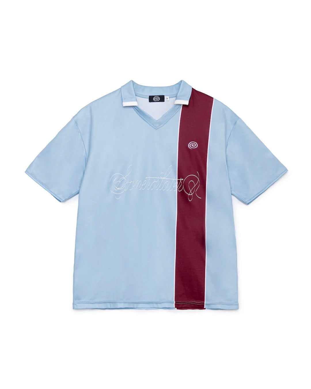 【SOL】CURSIVE LOGO SOCCER SHIRT - LIGHT BLUE