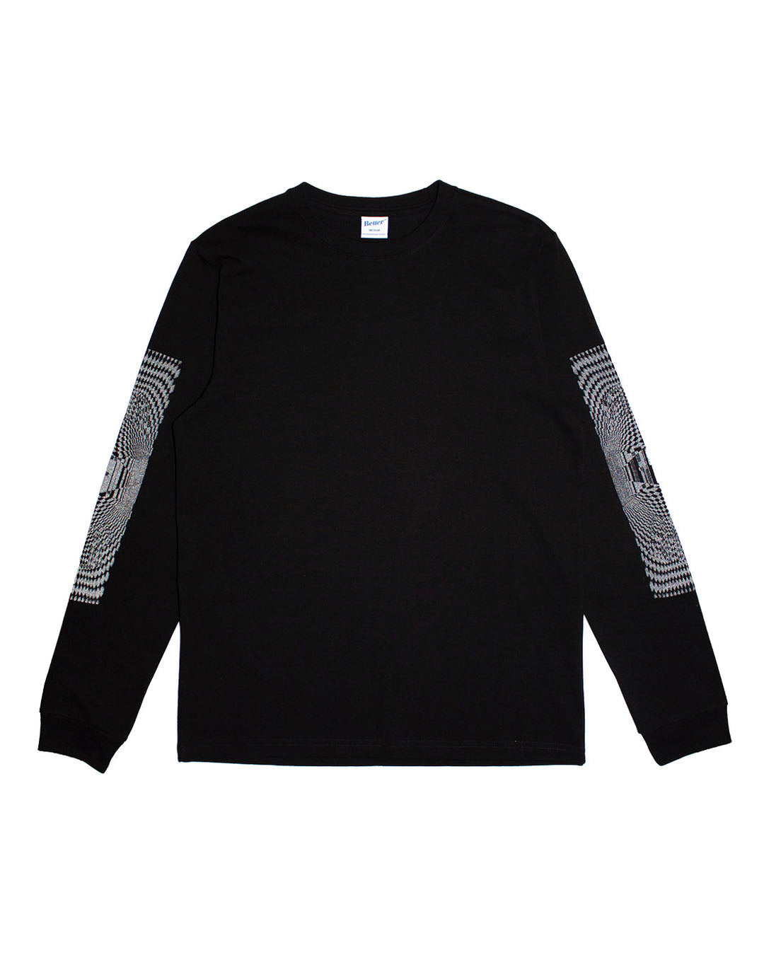 【BETTERᵀᴹ GIFT SHOP】"SOPHISTICATED PRINT" L/S T-SHIRT - BLACK