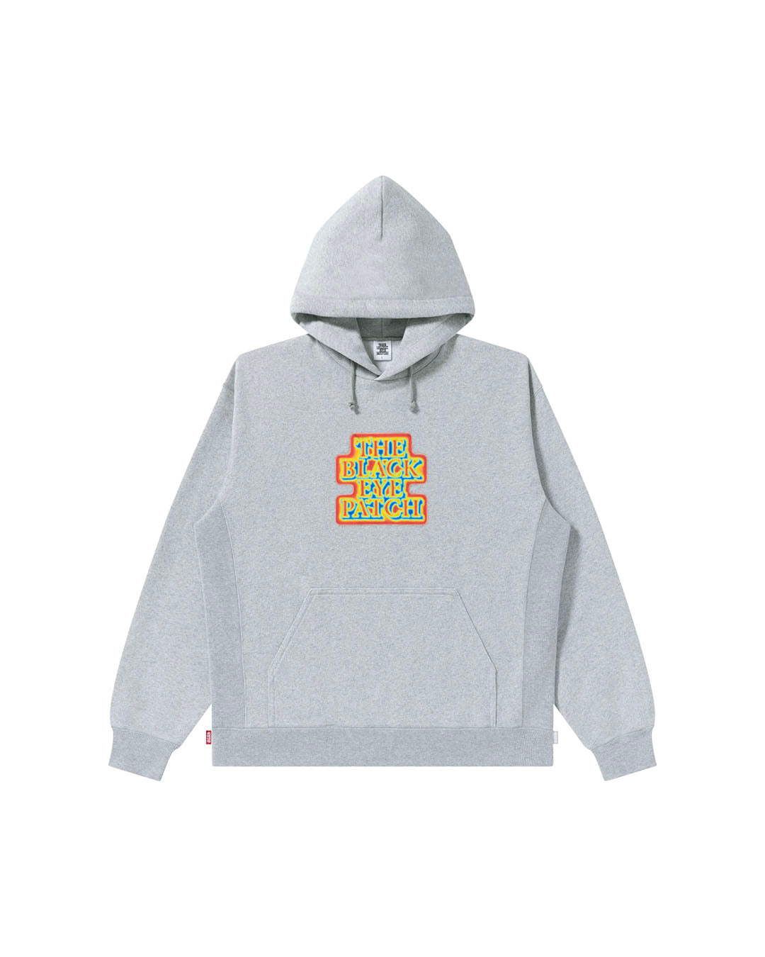 【BLACKEYEPATCH】THERMOGRAPHY OG LABEL HOODIE - HEATHER GRAY