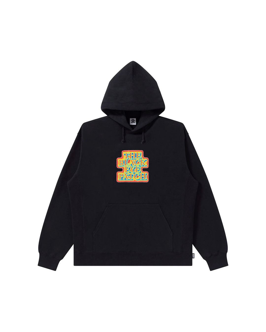 【BLACKEYEPATCH】THERMOGRAPHY OG LABEL HOODIE - BLACK