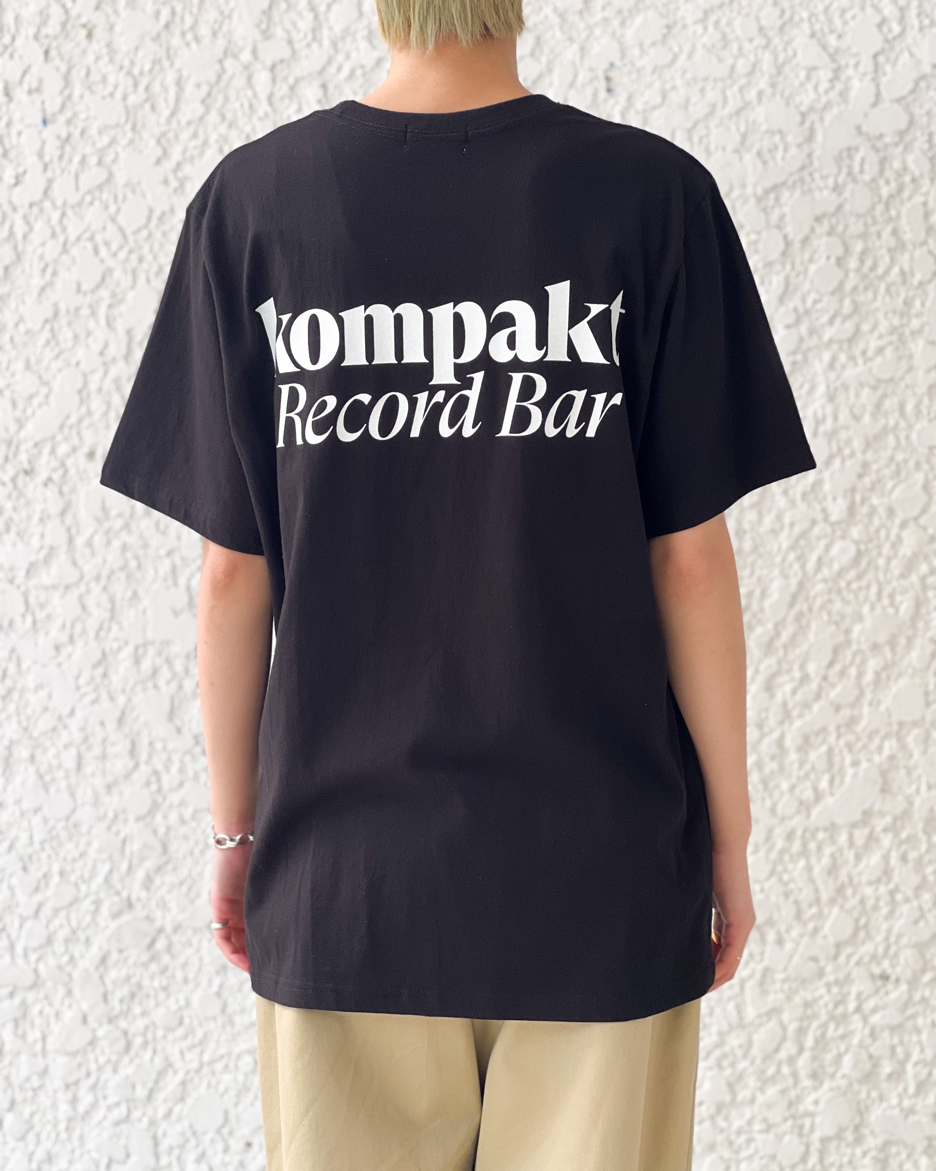 【KOMPAKT RECORD BAR】NEW SYMBOL T-SHIRT - BLACK