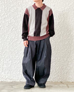 Load image into Gallery viewer, [PAM] FORMS KNIT LS POLO - BIRCH

