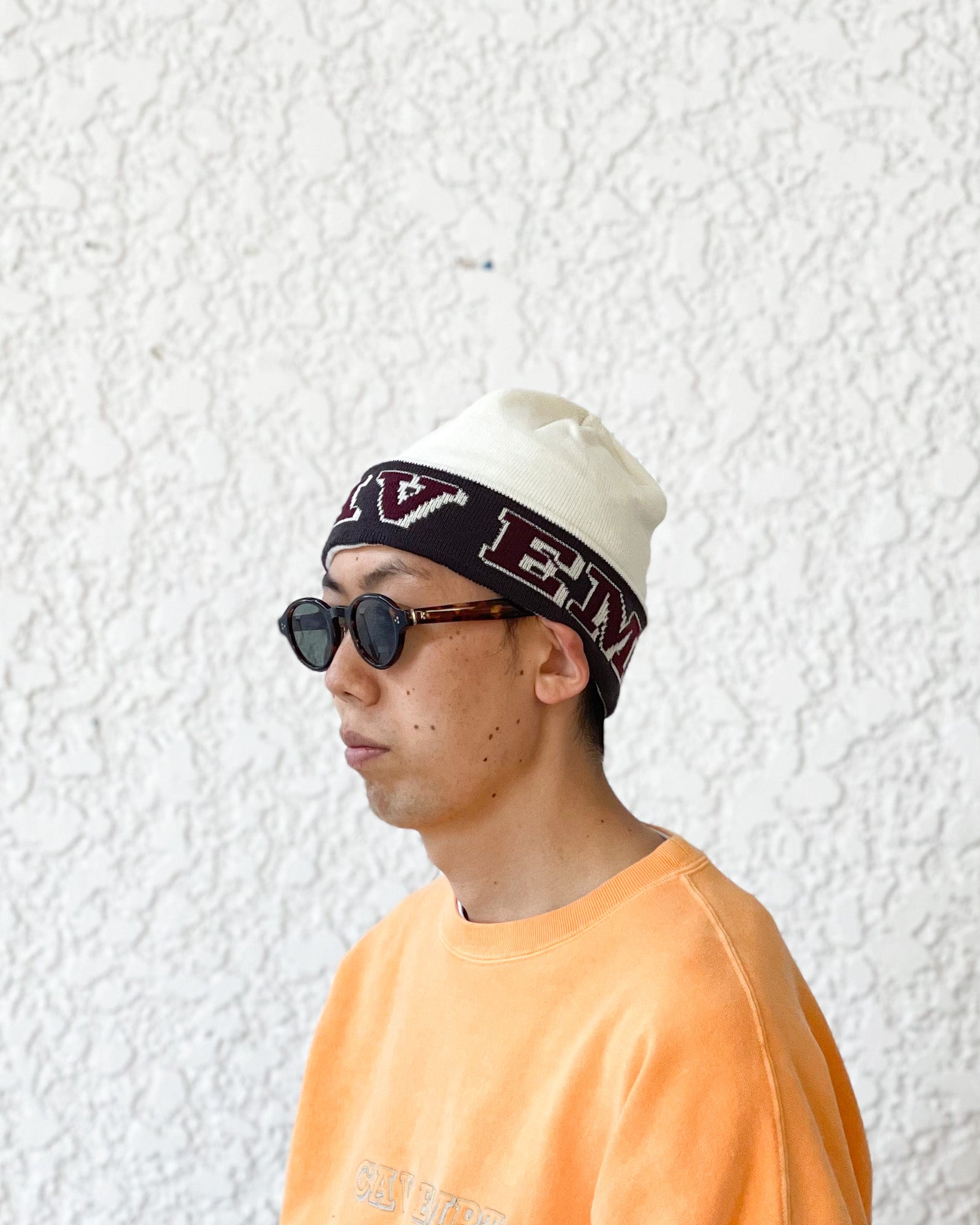 C.E】CAV EMPT KNIT CAP - WHITE – pan-kanazawa