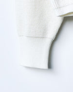 Load image into Gallery viewer, [BODHI] COTTON CASHMERE WAFFELE SLEEVE - WHITE
