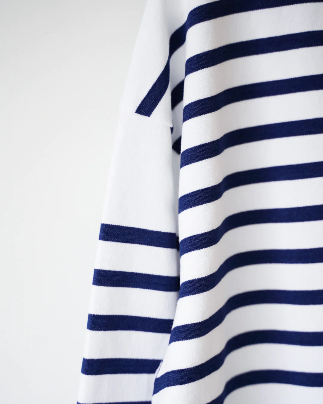 blurhms ROOTSTOCK] BORDER BASQUE SHIRT - WHITE×ROYALBLUE – pan