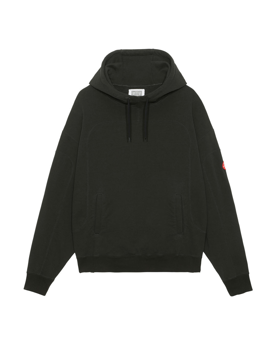 [CE] CURVED SWITCH HOODY - BLACK