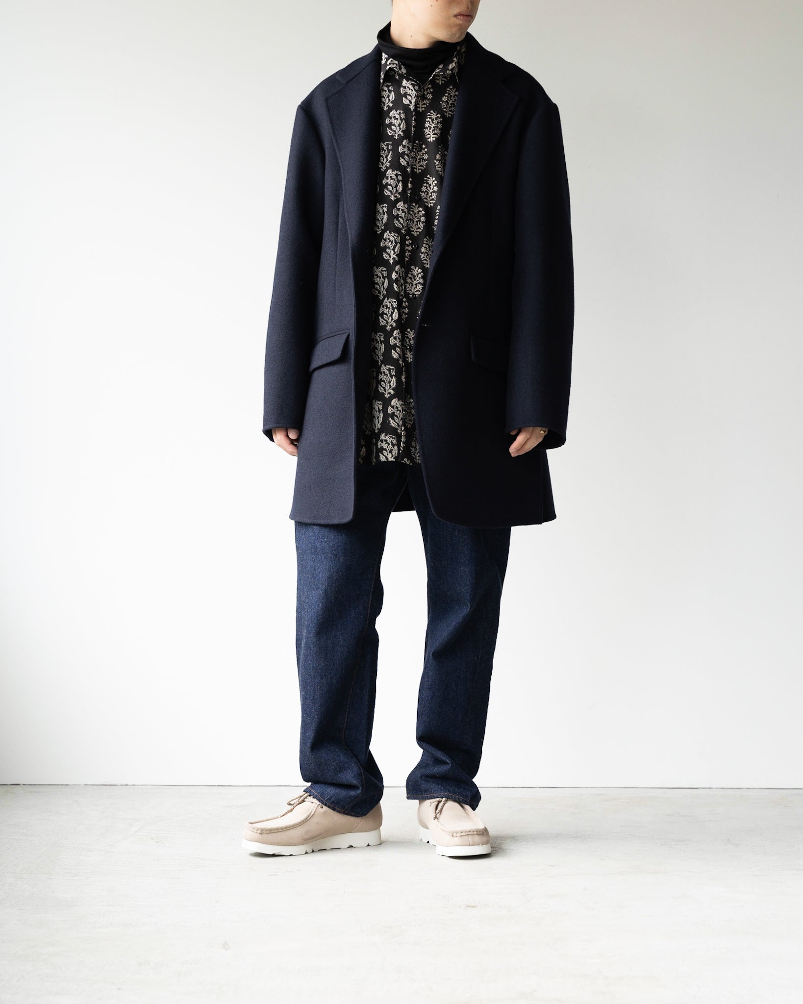 niceness anderson 21aw d.navyテーラードジャケット