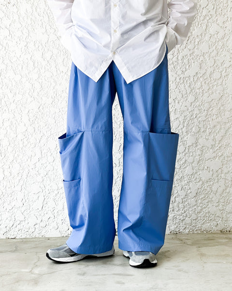 SAGE NATION】PARACHUTE TROUSER - AZURE BLUE – pan-kanazawa