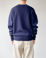 Load image into Gallery viewer, [BODHI] HEAVYWEIGHT CASHMERE SWEAT - NAVY
