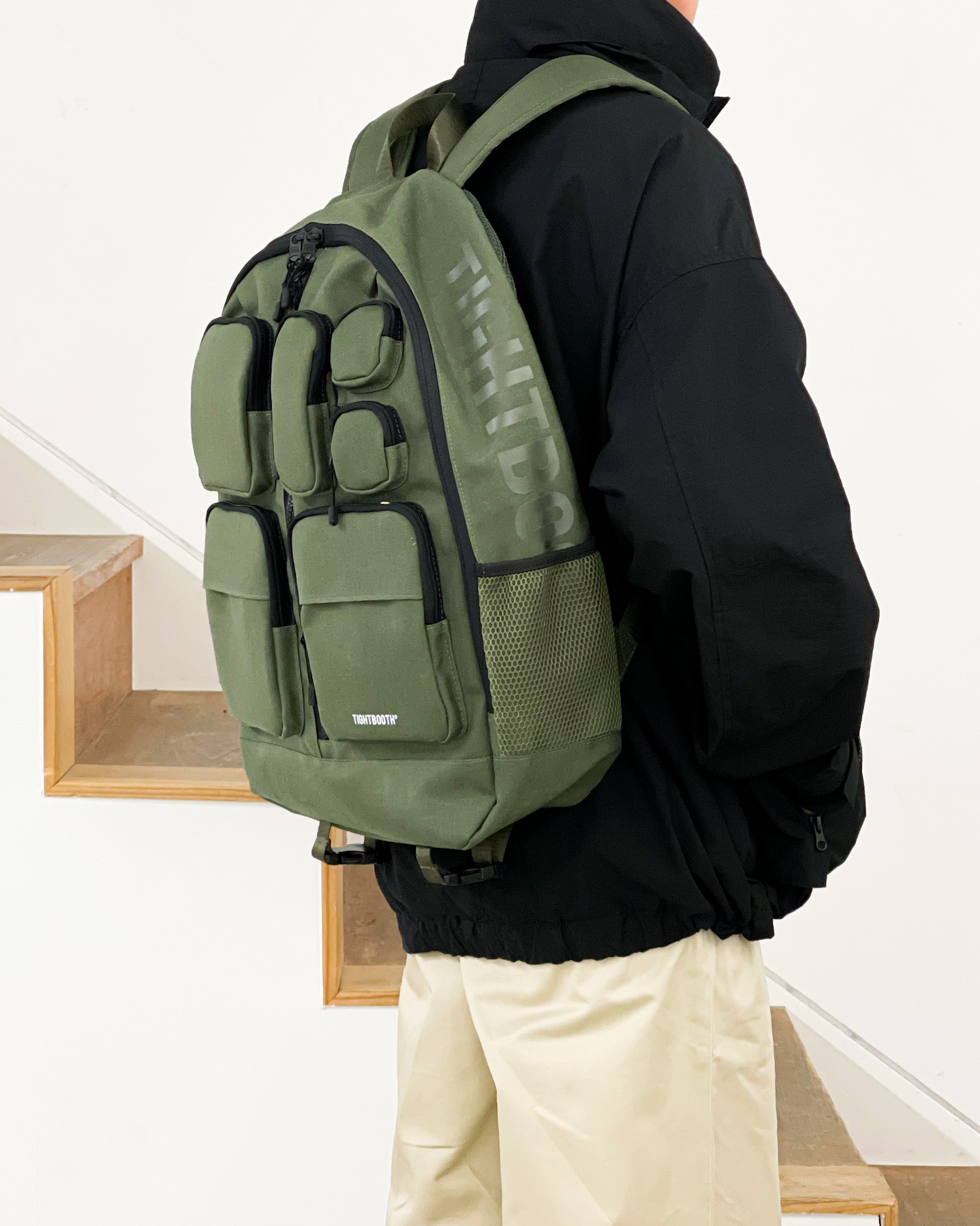 TIGHTBOOTH] UTILITY BIG BACKPACK - OLIVE – pan-kanazawa