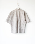 Load image into Gallery viewer, [SAGE NATION] BOX SHIRT SHORT SLEEVE - CRINKLE PINSTRIPE
