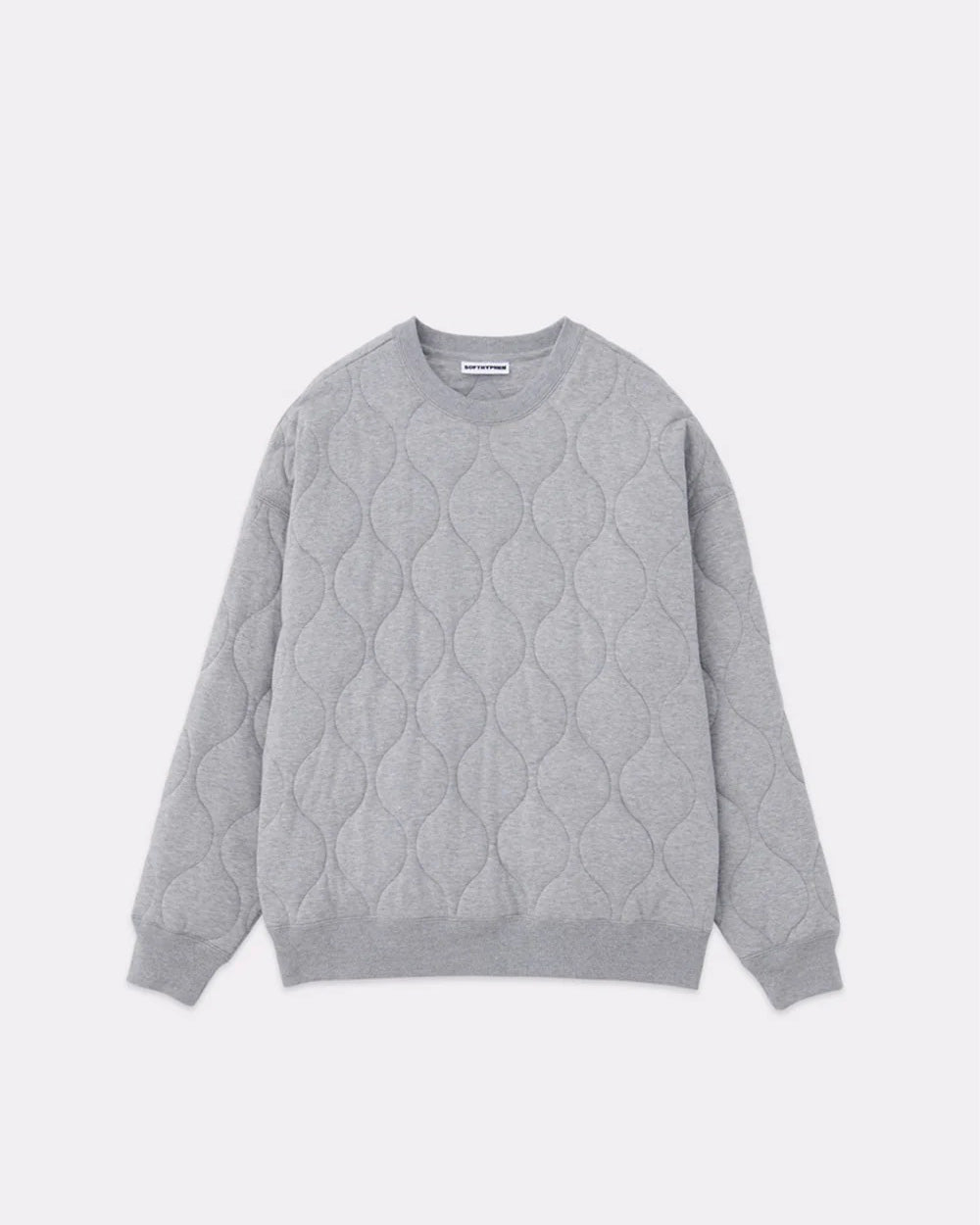 【SOFTHYPHEN】QUILTED PULLOVER - GRAY