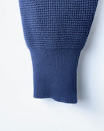 Load image into Gallery viewer, [BODHI] COTTON CASHMERE WAFFELE SLEEVE - NAVY
