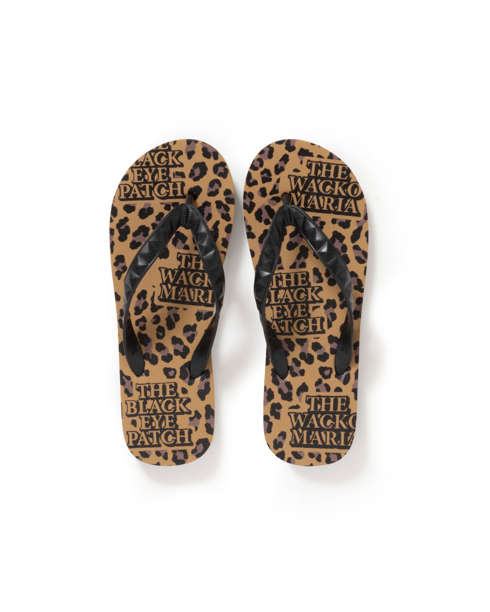 [BLACKEYEPATCH×WACKO MARIA] BEACH SANDALS (TYPE-2) - BROWN