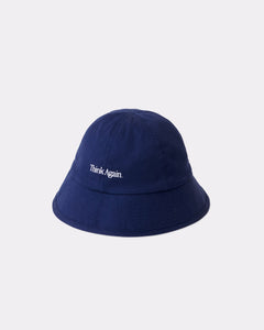 【NEWYOURS】PANEL HAT/THINK AGAIN - NAVY