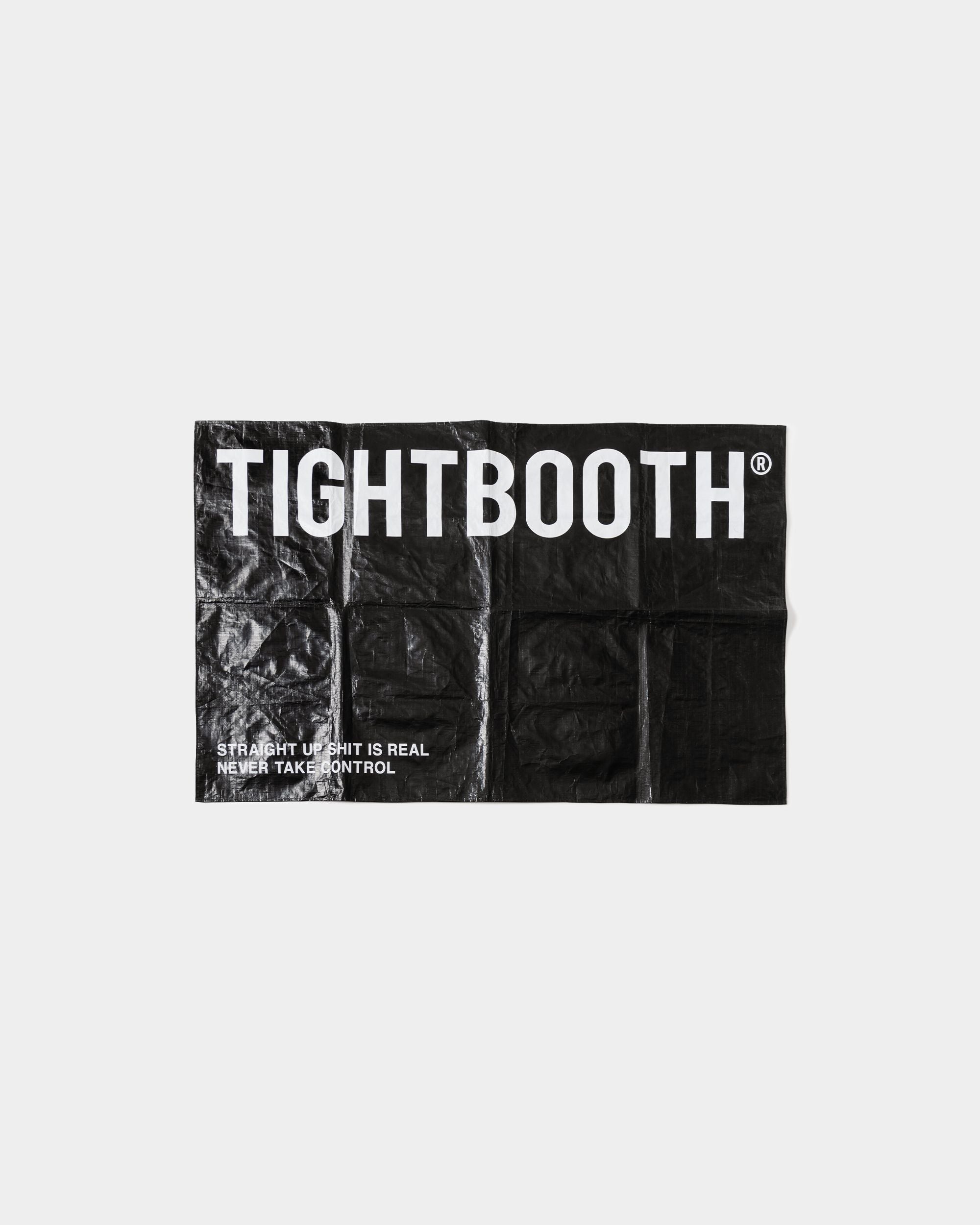 【TIGHTBOOTH】LOGO LEISURE SHEET - BLACK