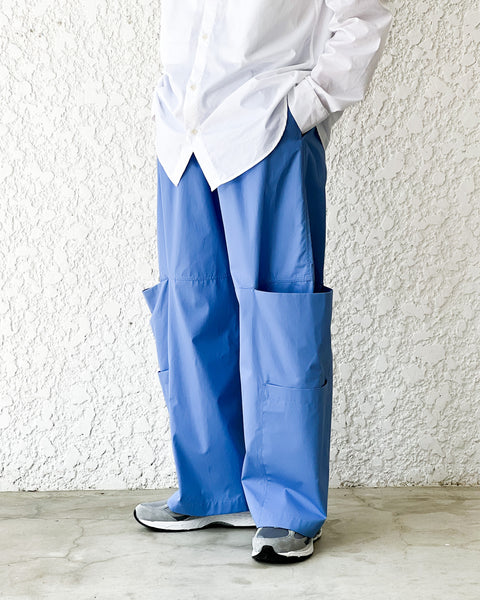 SAGE NATION】PARACHUTE TROUSER - AZURE BLUE – pan-kanazawa