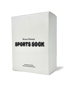 【VIVIEN RAMSAY】SPORTS SOCK(3 PACK BOX) - BLACK
