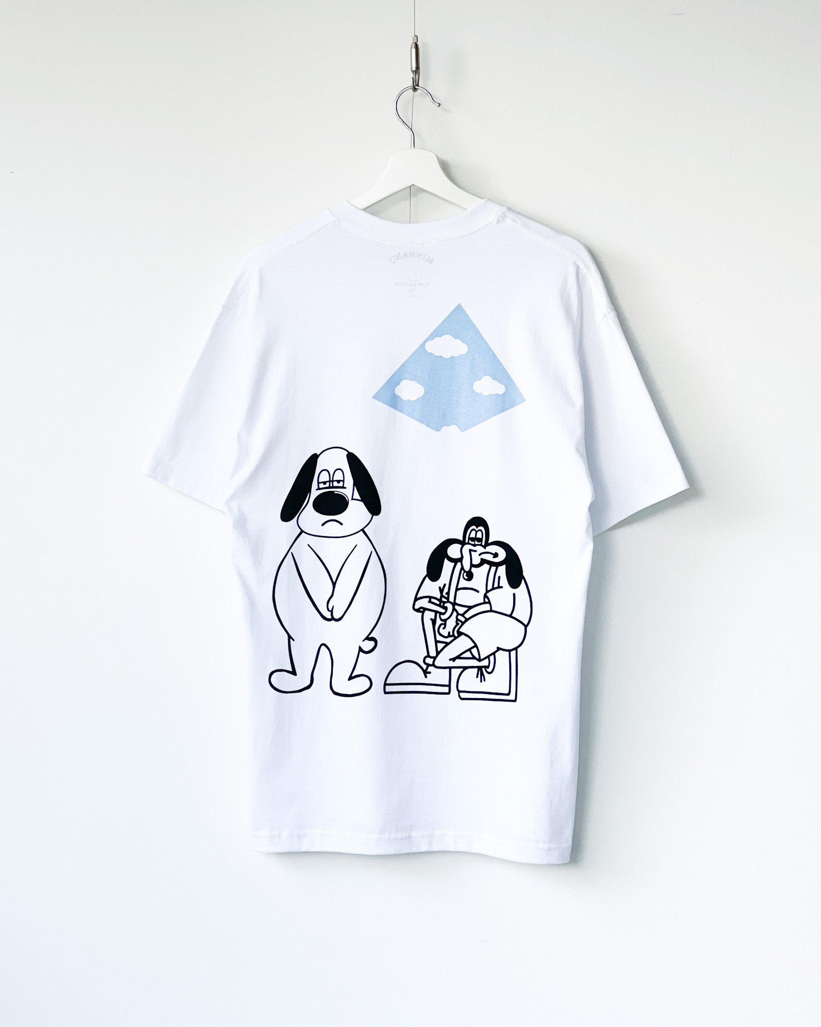 【MIN-NANO】UM DRIP TEE - WHITE
