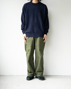[BODHI] PLAIN CASHMERE SWEATER - NAVY
