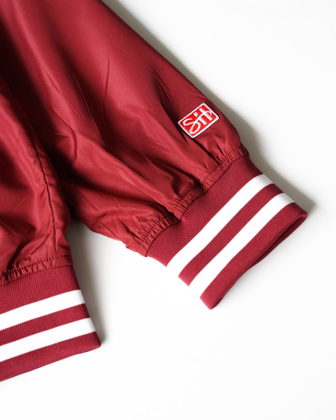 【SHERMER ACADEMY】PAN EXCLUSIVE NYLON STADIUM JKT - BURGUNDY