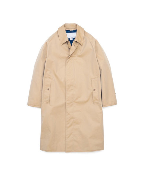 NANAMICA] GORE-TEX BALMACAAN COAT - BEIGE – pan-kanazawa