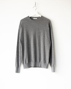 【BODHI】PLAIN CASHMERE SWEATER - GRAY