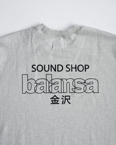 【SOUND SHOP BALANSA】PAN EXCLUSIVE SSB LOGO CREWNECK -ASH
